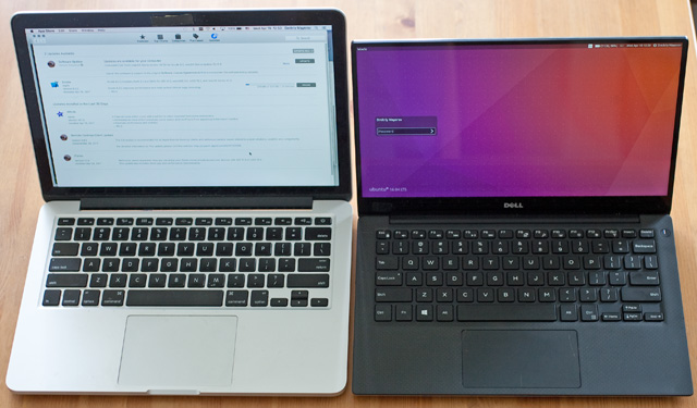 MacBook Pro vs. Dell XPS 13